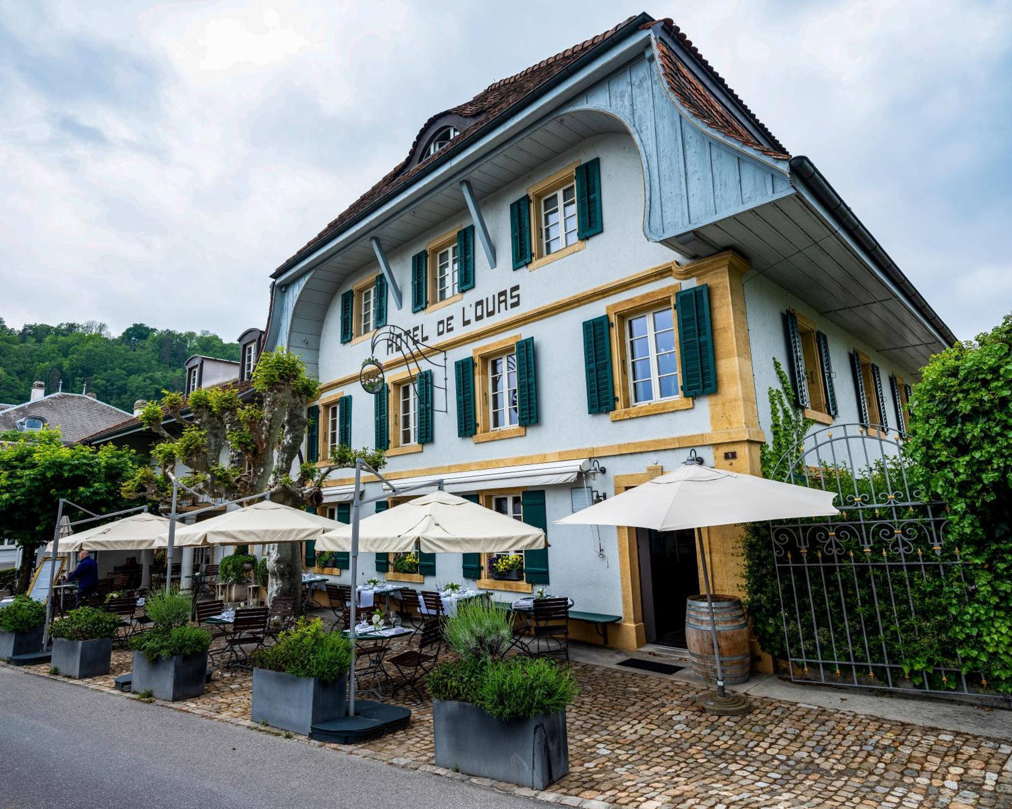 Romantik Hotel De L'Ours Sugiez Eksteriør billede